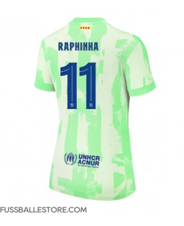 Günstige Barcelona Raphinha Belloli #11 3rd trikot Damen 2024-25 Kurzarm